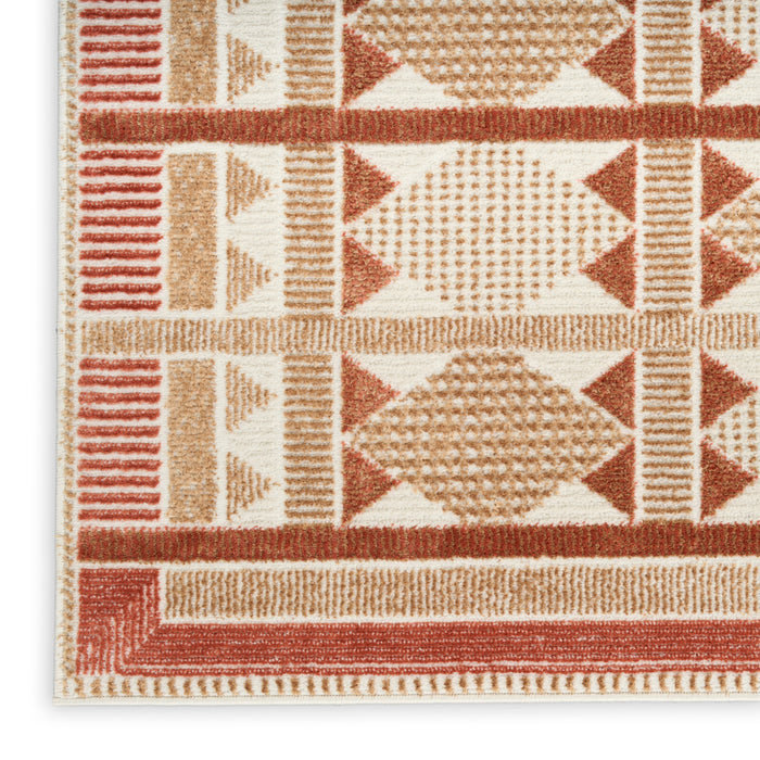 Nourison Home - Nordic Rust Area Rug NRC06