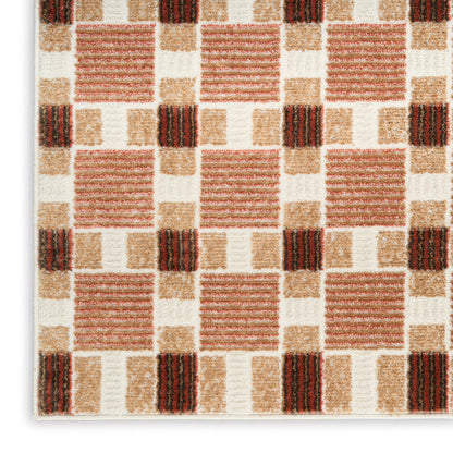The Rug Corner Nourison Home Nordic NRC14 RUST Area Rugs