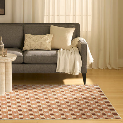 The Rug Corner Nourison Home Nordic NRC14 RUST Area Rugs