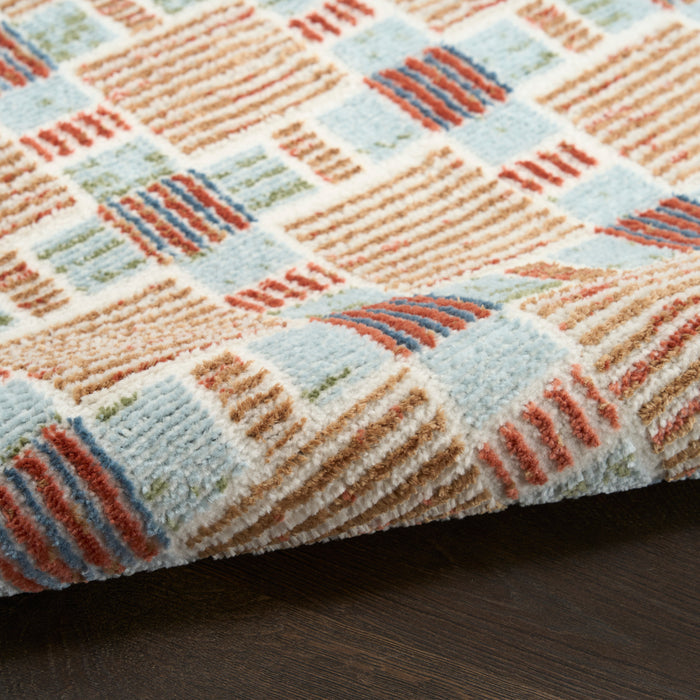 The Rug Corner Nourison Home Nourison Home - Nordic Rust/Multi Area Rug NRC14