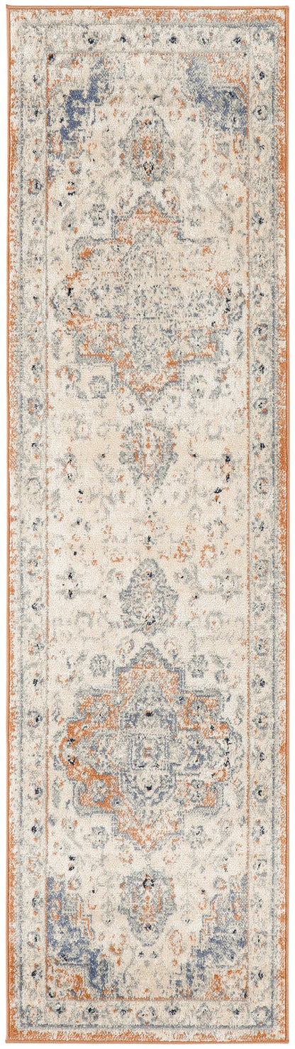 Nourison Home - Nourison Essentials  Beige/Blue Area Rug NRE07