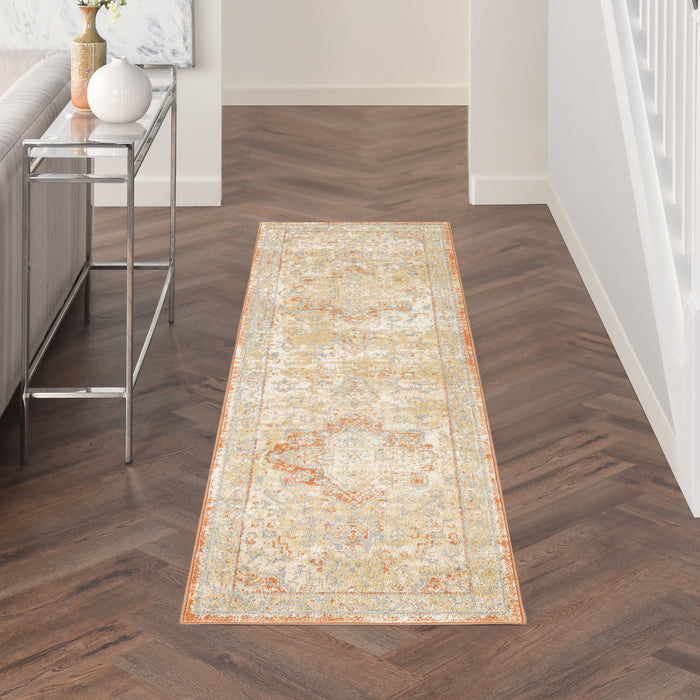The Rug Corner Nourison Home Nourison Home - Nourison Essentials  Beige/Rust Area Rug NRE07