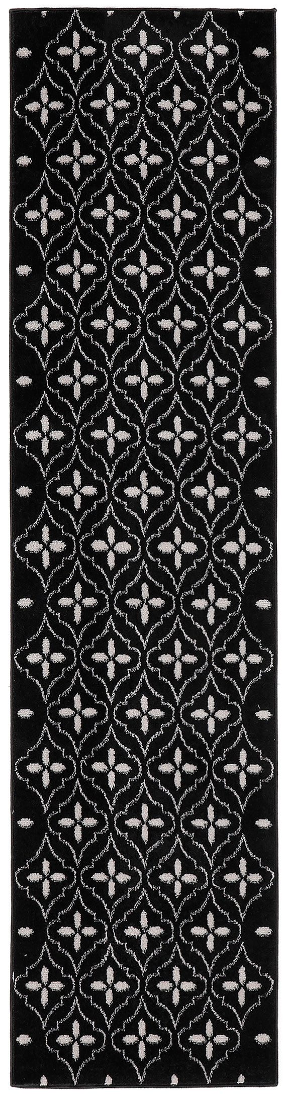 Nourison Home - Nourison Essentials Black/Ivory Area Rug NRE04
