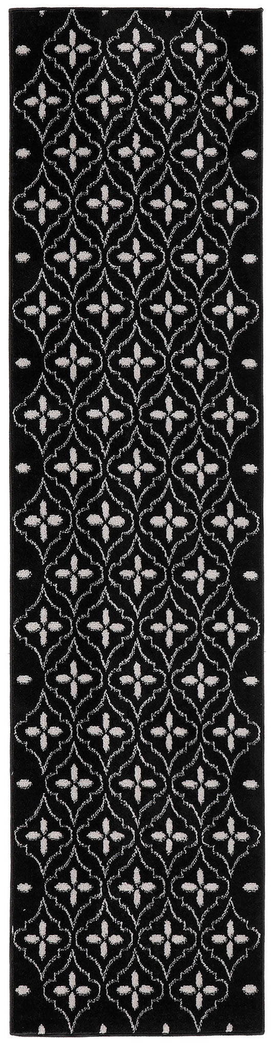 Nourison Home - Nourison Essentials Black/Ivory Area Rug NRE04