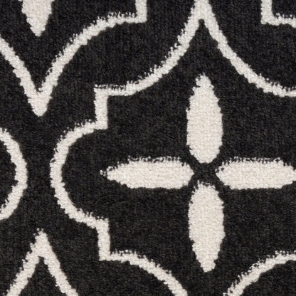 Nourison Home - Nourison Essentials Black/Ivory Area Rug NRE04