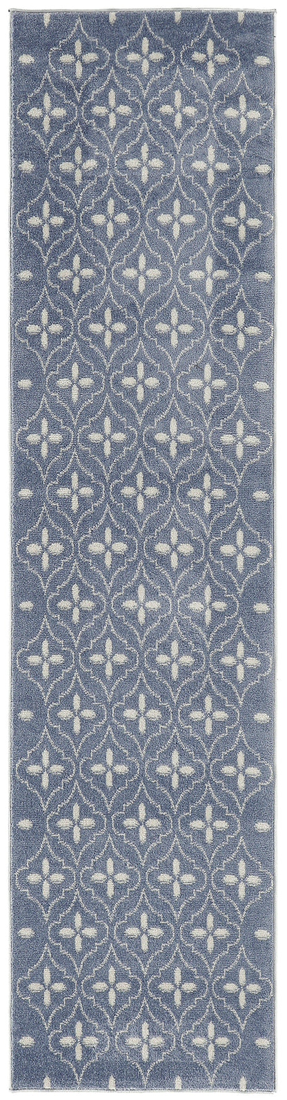 Nourison Home - Nourison Essentials Blue/Ivory Area Rug NRE04