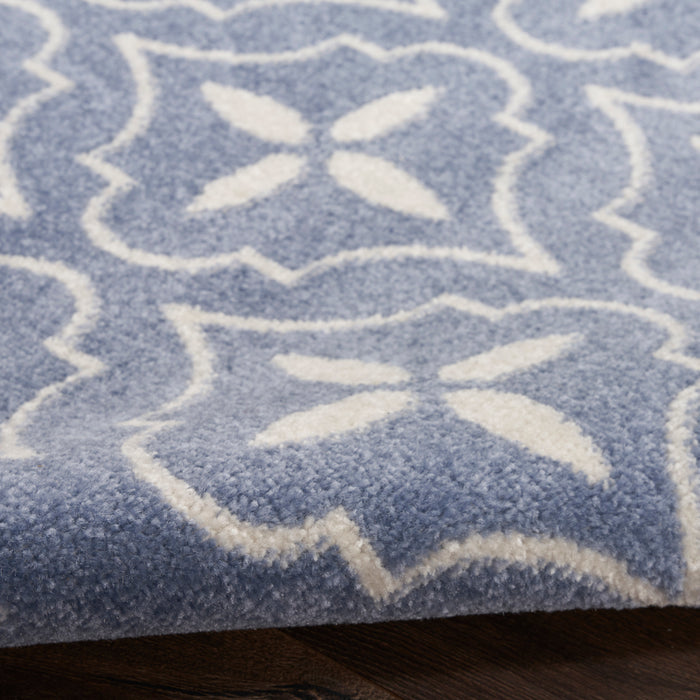 Nourison Home - Nourison Essentials Blue/Ivory Area Rug NRE04