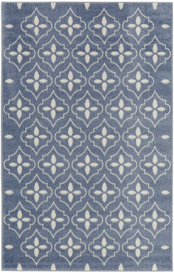 Nourison Home - Nourison Essentials Blue/Ivory Area Rug NRE04