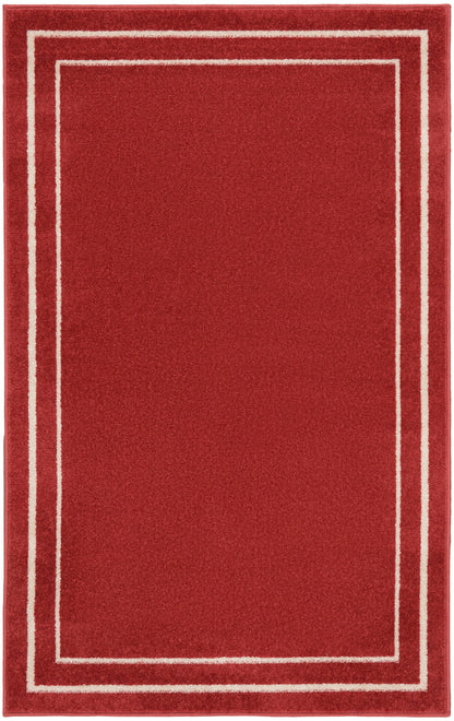 The Rug Corner Nourison Home Nourison Home - Nourison Essentials Brick/Ivory Area Rug NRE02