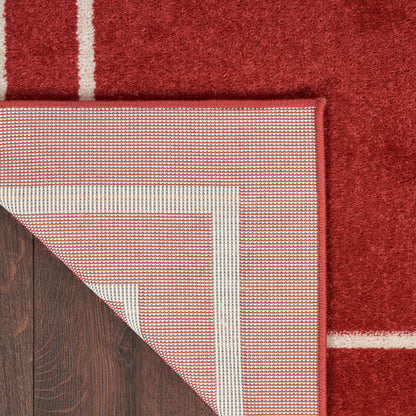 The Rug Corner Nourison Home Nourison Home - Nourison Essentials Brick/Ivory Area Rug NRE02