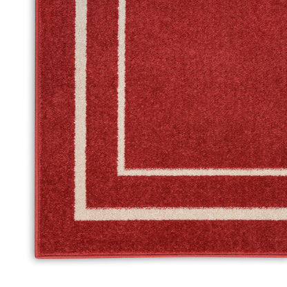 The Rug Corner Nourison Home Nourison Home - Nourison Essentials Brick/Ivory Area Rug NRE02