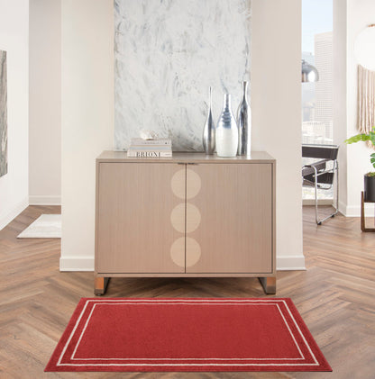 The Rug Corner Nourison Home Nourison Home - Nourison Essentials Brick/Ivory Area Rug NRE02