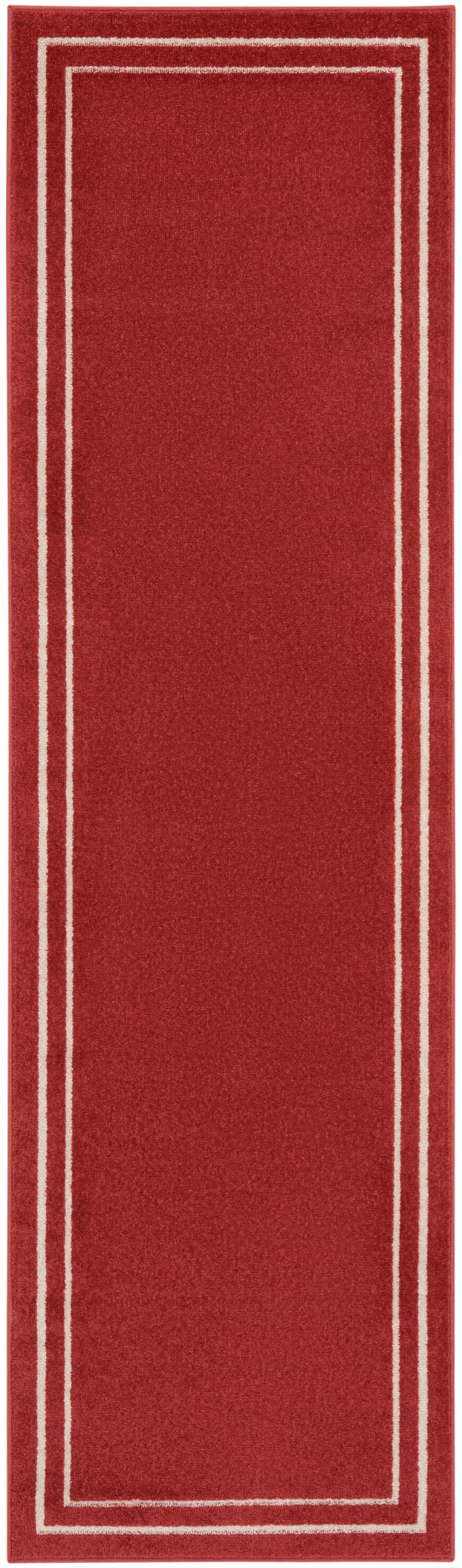 The Rug Corner Nourison Home Nourison Home - Nourison Essentials Brick/Ivory Area Rug NRE02
