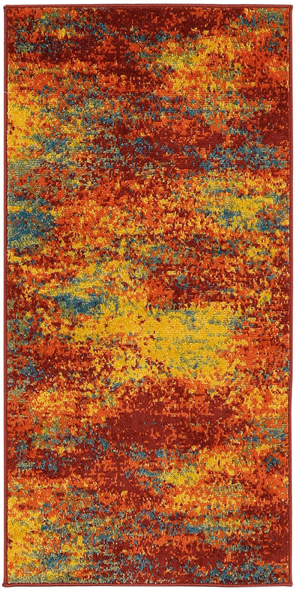 The Rug Corner Nourison Home Nourison Home - Nourison Essentials Flame Area Rug NRE06
