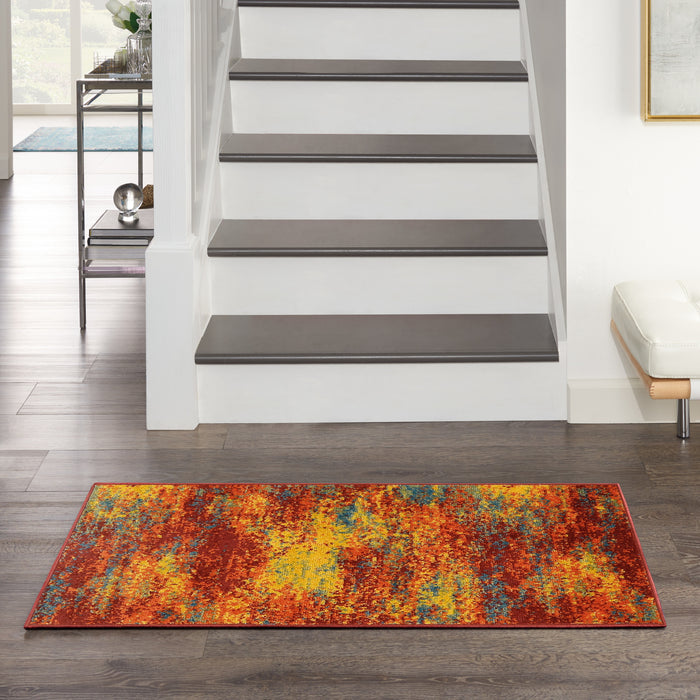 The Rug Corner Nourison Home Nourison Home - Nourison Essentials Flame Area Rug NRE06