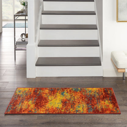 The Rug Corner Nourison Home Nourison Home - Nourison Essentials Flame Area Rug NRE06