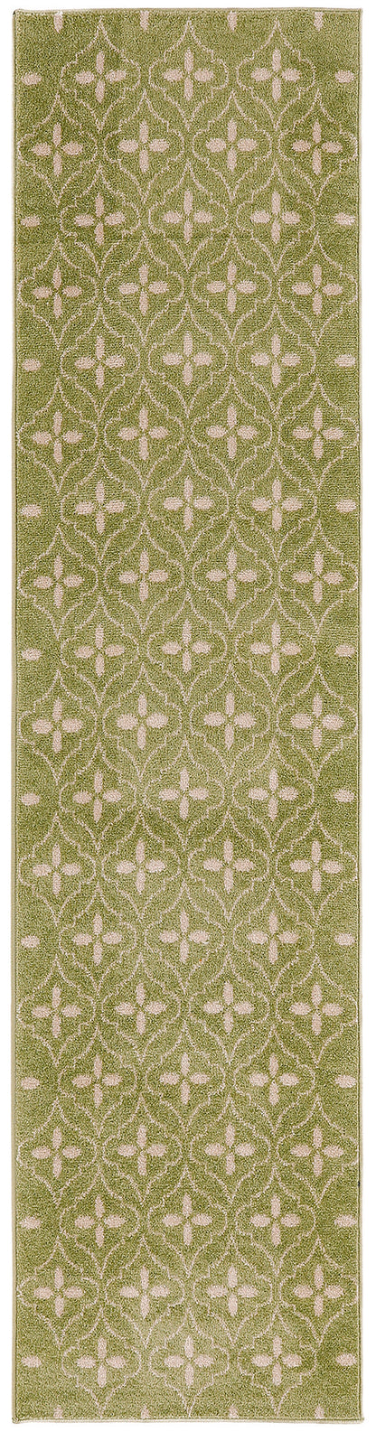 The Rug Corner Nourison Home Nourison Home - Nourison Essentials Green/Ivory Area Rug NRE04