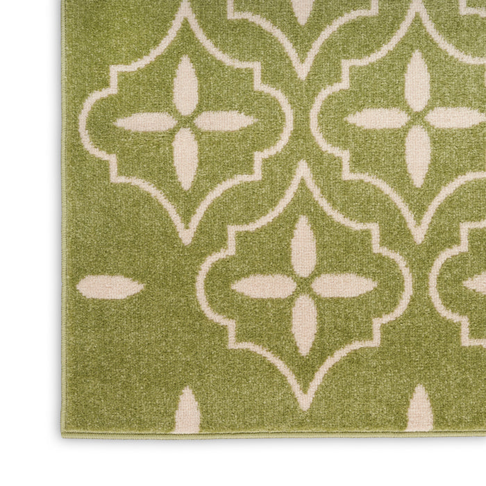 The Rug Corner Nourison Home Nourison Home - Nourison Essentials Green/Ivory Area Rug NRE04
