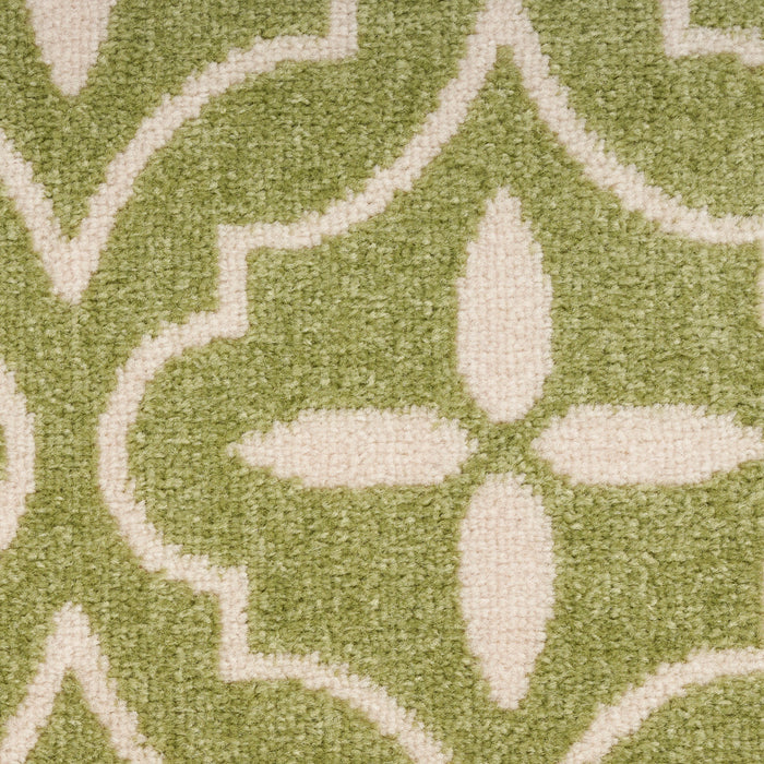 The Rug Corner Nourison Home Nourison Home - Nourison Essentials Green/Ivory Area Rug NRE04