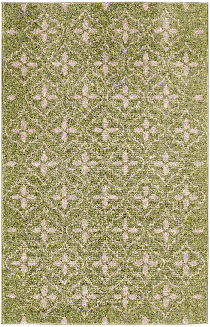 The Rug Corner Nourison Home Nourison Home - Nourison Essentials Green/Ivory Area Rug NRE04