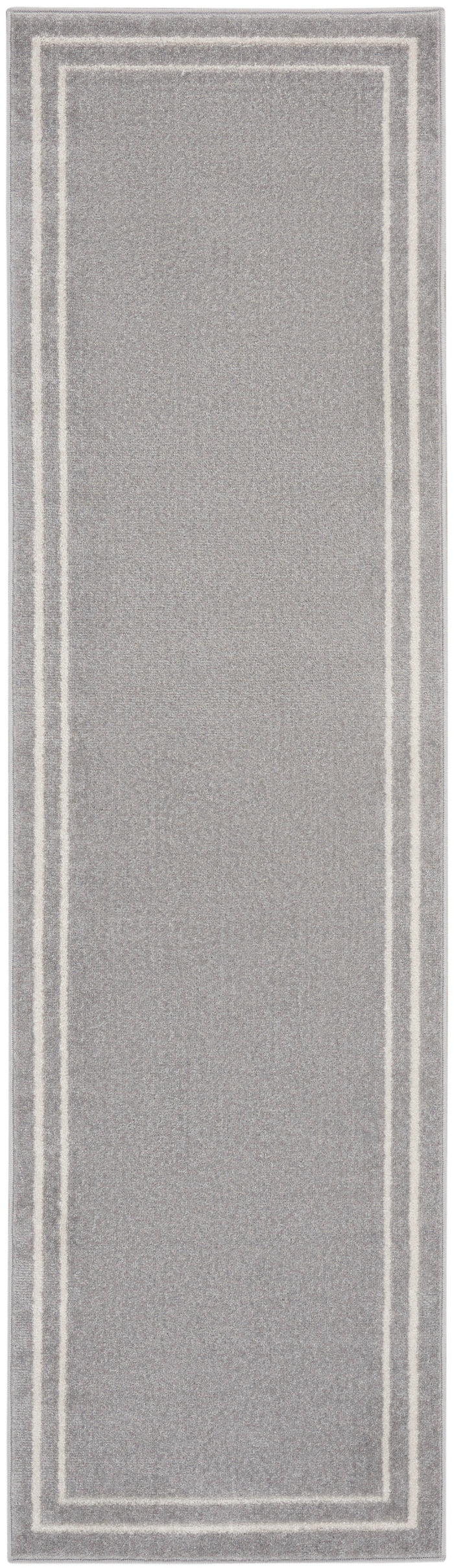 The Rug Corner Nourison Home Nourison Home - Nourison Essentials Grey/Ivory Area Rug NRE02