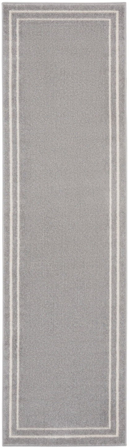 The Rug Corner Nourison Home Nourison Home - Nourison Essentials Grey/Ivory Area Rug NRE02