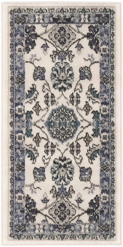 The Rug Corner Nourison Home Nourison Essentials NRE05 IVBLU Area Rugs