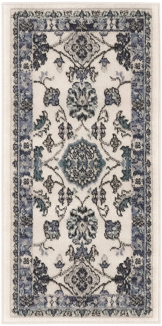 The Rug Corner Nourison Home Nourison Essentials NRE05 IVBLU Area Rugs