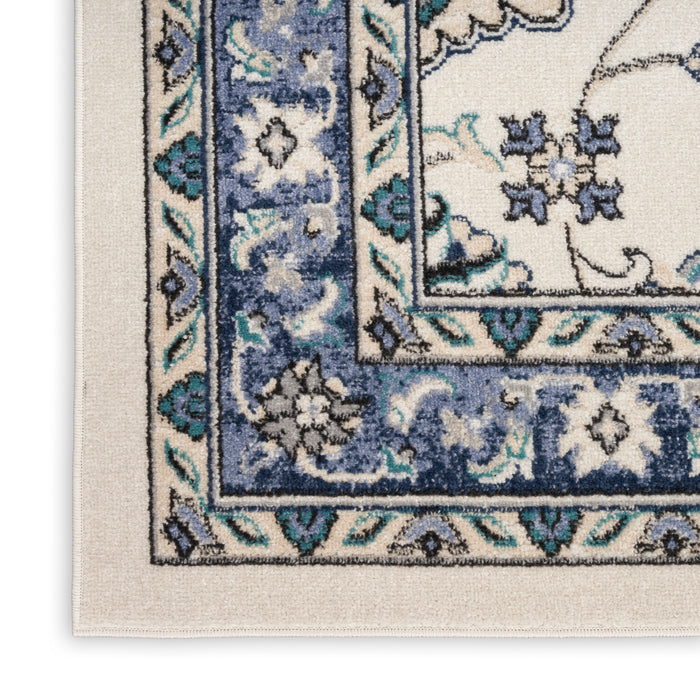 The Rug Corner Nourison Home Nourison Essentials NRE05 IVBLU Area Rugs