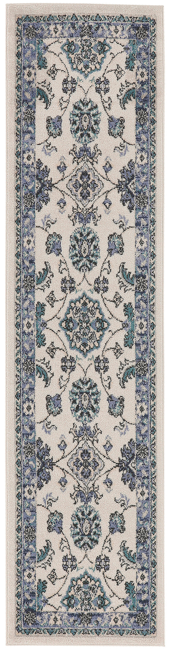 The Rug Corner Nourison Home Nourison Essentials NRE05 IVBLU Area Rugs