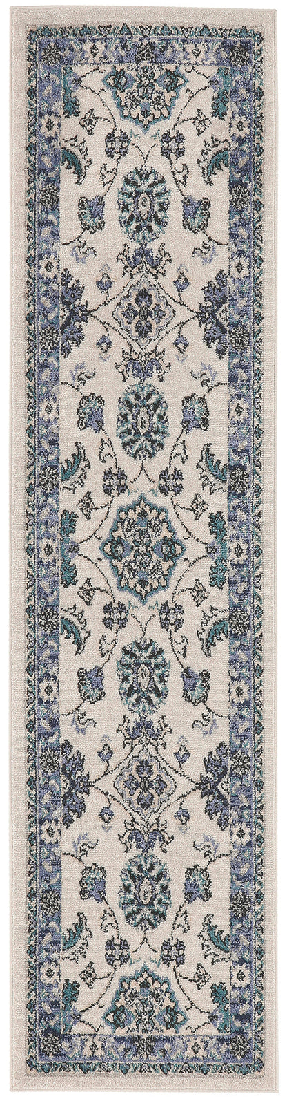 The Rug Corner Nourison Home Nourison Essentials NRE05 IVBLU Area Rugs
