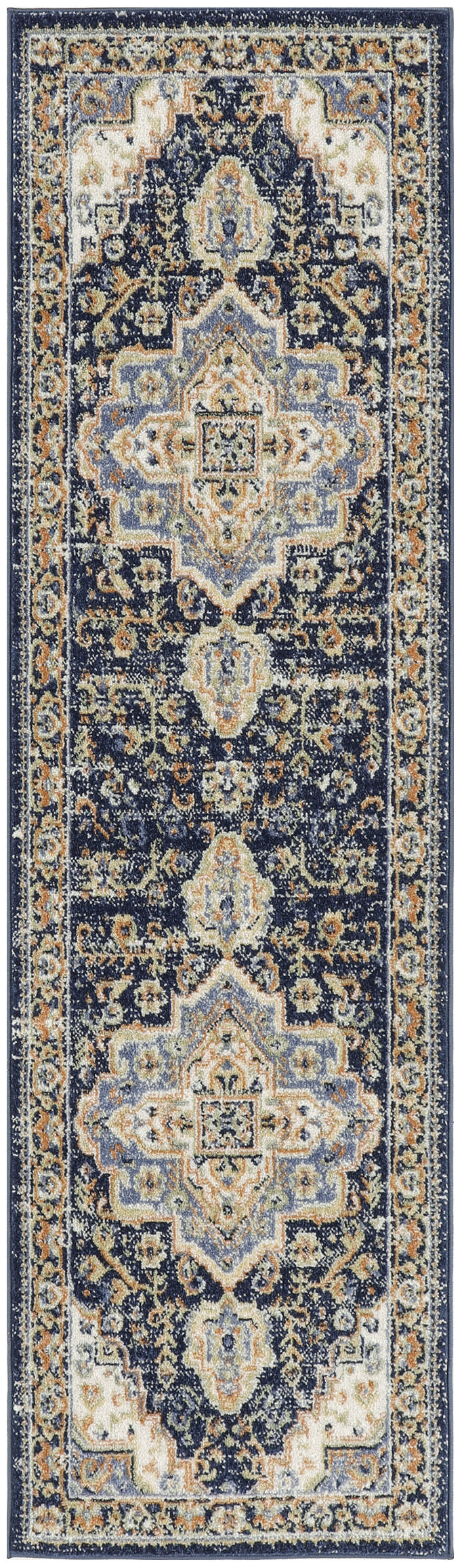 The Rug Corner Nourison Home Nourison Essentials Persian NRE07 NAVY Area Rugs