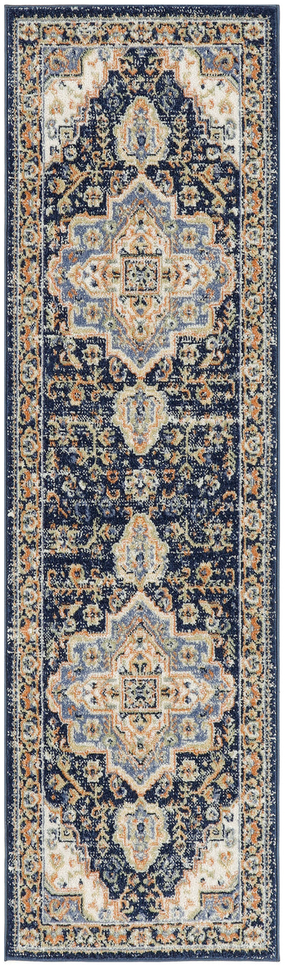 The Rug Corner Nourison Home Nourison Essentials Persian NRE07 NAVY Area Rugs