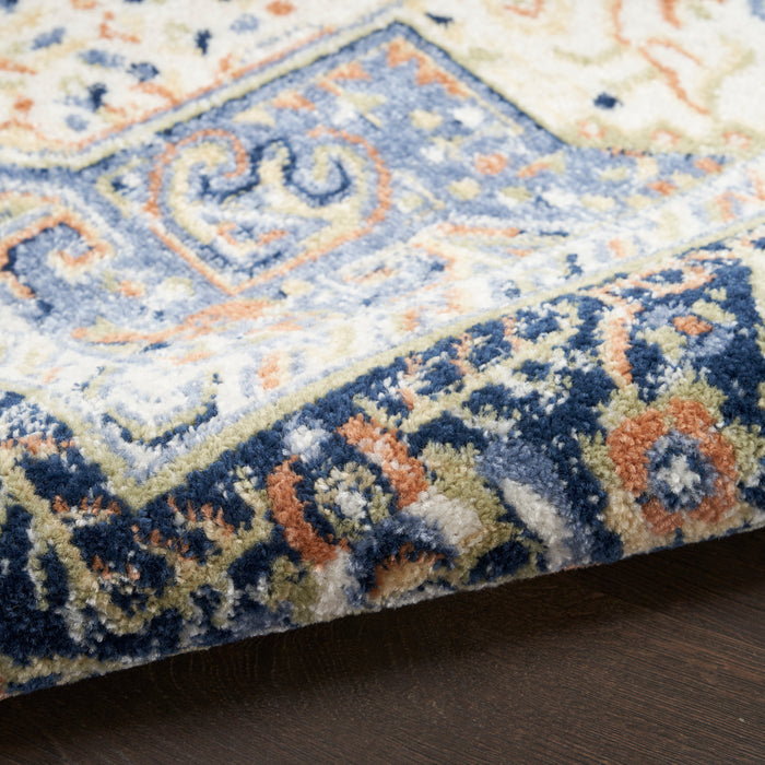 The Rug Corner Nourison Home Nourison Essentials Persian NRE07 NAVY Area Rugs