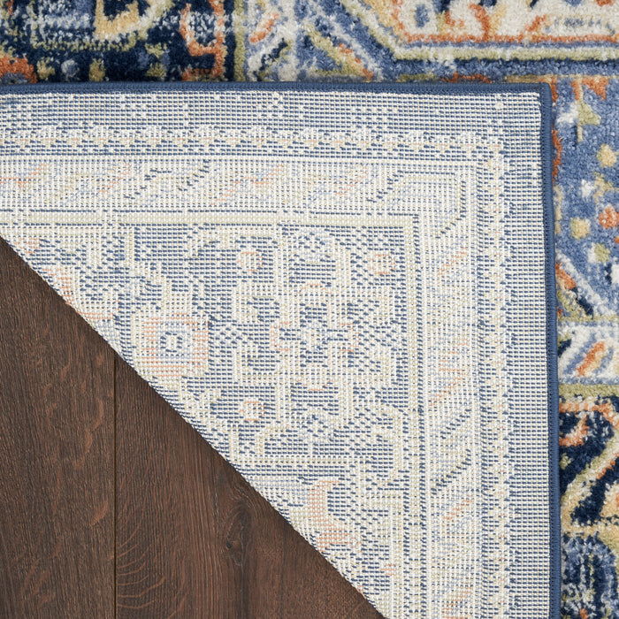 The Rug Corner Nourison Home Nourison Essentials Persian NRE07 NAVY Area Rugs