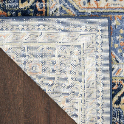 The Rug Corner Nourison Home Nourison Essentials Persian NRE07 NAVY Area Rugs