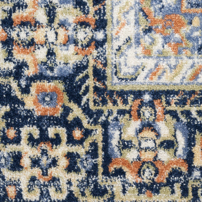 The Rug Corner Nourison Home Nourison Essentials Persian NRE07 NAVY Area Rugs