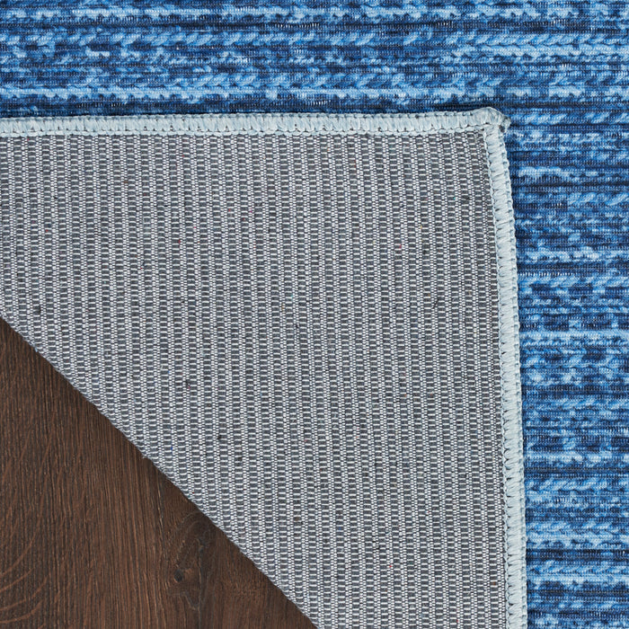 The Rug Corner Nourison Home Nourison Home - Nourison Washables Blue Area Rug NWB03