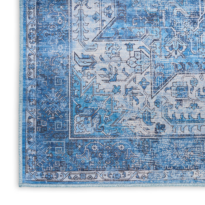 The Rug Corner Nourison Home Nourison Home - Nourison Washables Blue Area Rug NWB15