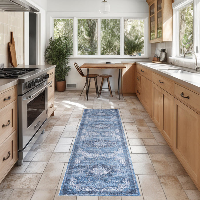 The Rug Corner Nourison Home Nourison Home - Nourison Washables Blue Area Rug NWB15