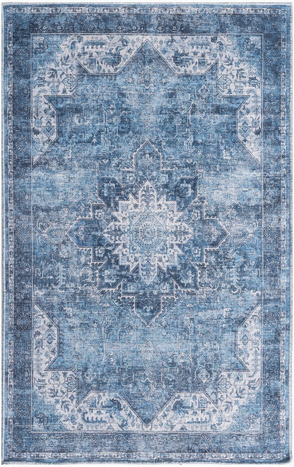 The Rug Corner Nourison Home Nourison Home - Nourison Washables Blue Area Rug NWB15