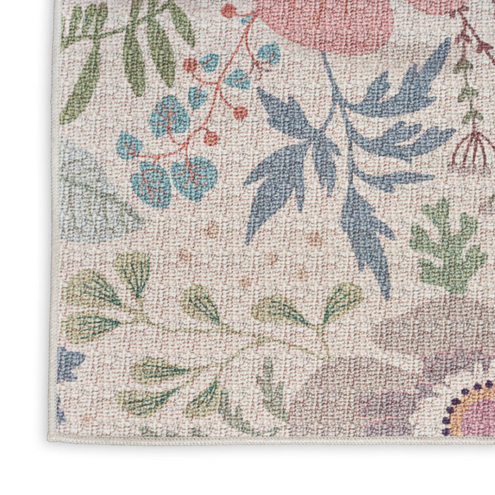 The Rug Corner Nourison Home Nourison Home - Nourison Washables Cream/Multi Area Rug NWB06