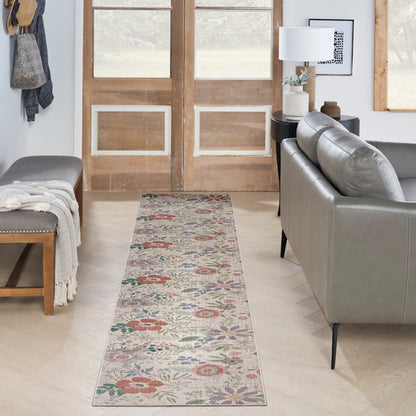 The Rug Corner Nourison Home Nourison Home - Nourison Washables Cream/Multi Area Rug NWB06