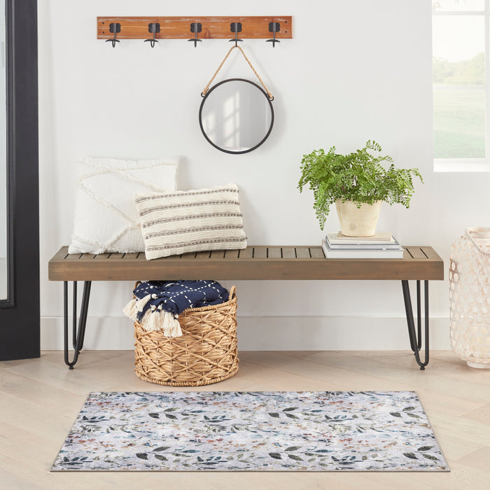 The Rug Corner Nourison Home Nourison Home - Nourison Washables Green/Multi Area Rug NWB05
