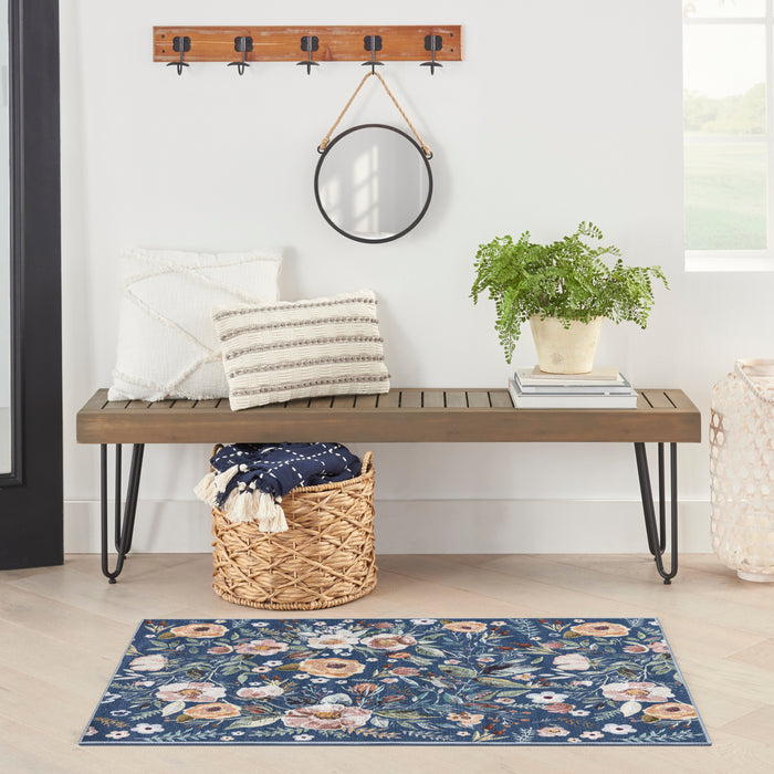 The Rug Corner Nourison Home Nourison Washables NWB01 NAVMT Area Rugs