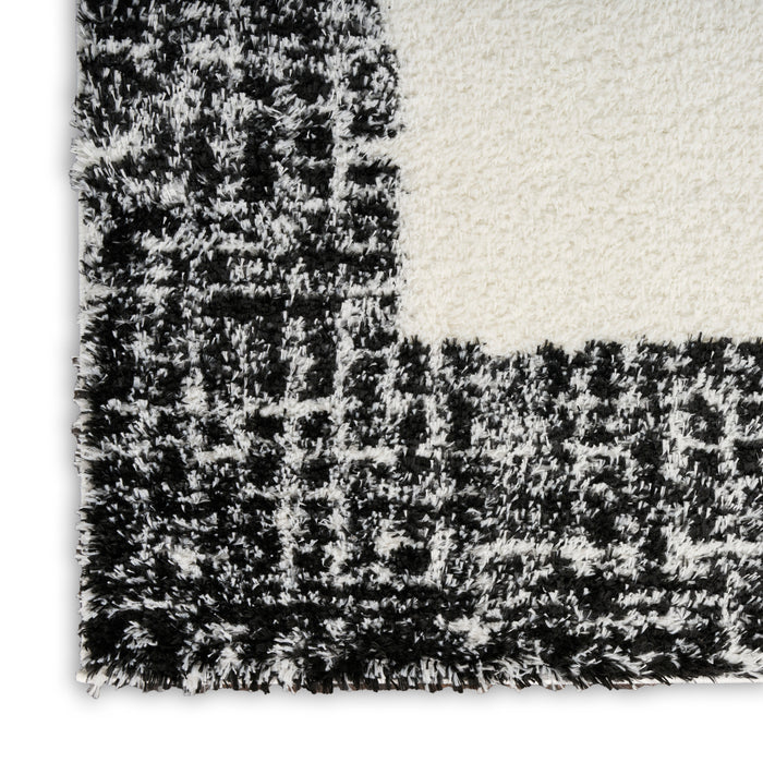Nourison Home - Pacific Shag Ivory/Black Area Rug PCS02