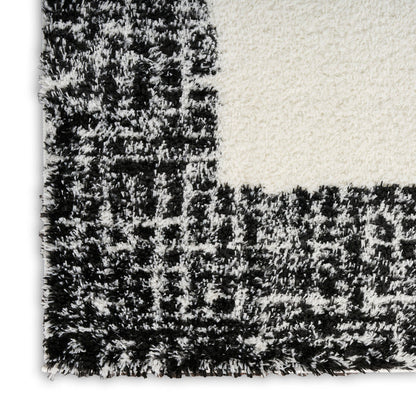 Nourison Home - Pacific Shag Ivory/Black Area Rug PCS02