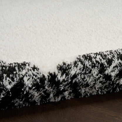 Nourison Home - Pacific Shag Ivory/Black Area Rug PCS02