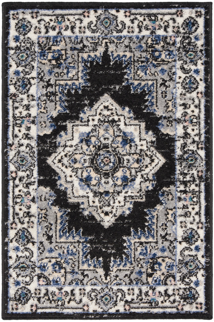 The Rug Corner Nourison Home Passion PSN03 BLKIV Area Rugs