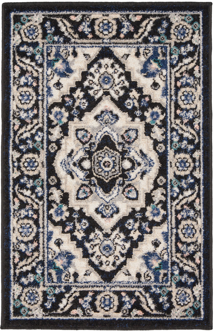 Nourison Home - Passion Black/Ivory Area Rug PSN33